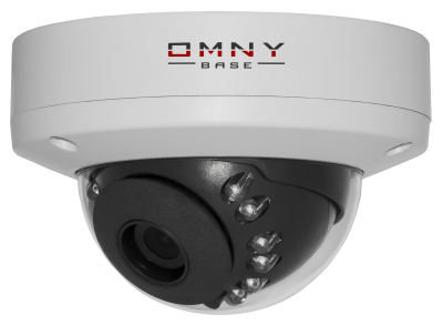 IP камера видеонаблюдения OMNY серия BASE miniDome купольная 1.0 Мп, 2.8 мм, PoE,12 В, ИК