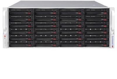 Комплексное программно-аппаратное решение по организации хранения архива Линия SAN 24 х SAS. 24 HDD, 144 Тб(без Raid), 126 Тб(Raid z), 72 Тб(Raid 10)