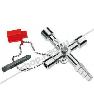 Ключ для электрошкафов с битой и переходником  Knipex KN-001104