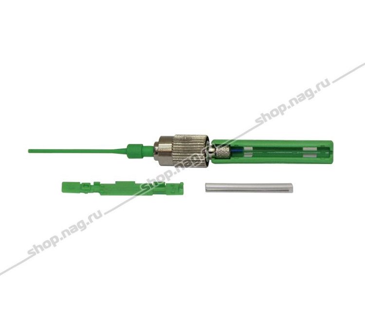Разъем оптический FiberFox "Splice-On Connector" FC/APC для кабеля 0,9 мм