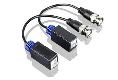 Передатчик по витой паре  SNR-B-P1V HD  пассивный 1-канальный(пара) для  HDCVI, HDTVI, AHD и аналоговых камер