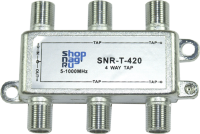 Ответвитель абонентский SNR-T-610, на 6 отводов, вносимое затухание IN-TAP 10dB.