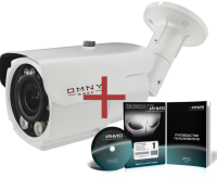 IP камера видеонаблюдения OMNY серия  BASE ViBe1 уличная 1.3Мп, 2.8-12мм, 12В/PoE, ИК до 50м, EasyMic c ПО Линия в комплекте