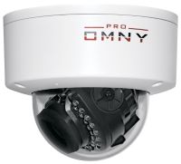 Проектная купольная IP камера OMNY 4000 PRO  4Мп/25кс, H.265, управл. IR, моториз.объектив 2.8-12мм, 12В/PoE, встроенный микрофон