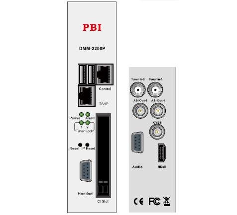 Модуль профессионального SD/HD приёмника PBI DMM-2200P-T/T2 для цифровой ГС PBI DMM-1000