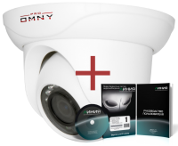 IP камера OMNY 303 STARLIGHT  купольная мини 960p, c ИК подсветкой, 2.8мм, 12В/PoE, EasyMic c ПО Линия в комплекте