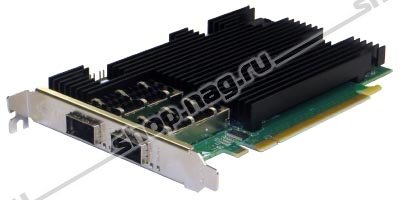 Сетевая карта 2 порта 40GBase-X (QSFP+, Intel XL710BM2), Silicom PE31640G2QI71-QX4