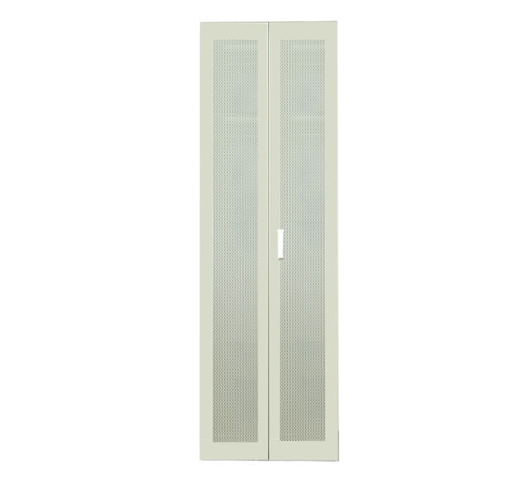 Дверь перфорированная, двухстворчатая для шкафов типа TFC 42U, ширина 600мм