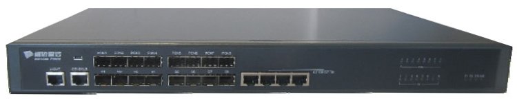 OLT BDCOM 3608 с 8 портами GEPON (SFP), 4 комбо-портами, 4хSFP, 2 БП АC