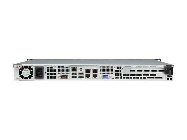 Платформа мини-сервер 1U Supermicro SYS-5018A-MLTN4, процессор Intel Atom C2550, 4C, до 64G DDR3, 2x3.5" SATA3 HDD, фиксированный БП