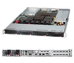 Сервер Supermicro 6017R-N3RF4, 2 процессора Intel Xeon 8C E5-2650 2.00GHz, 64GB DRAM