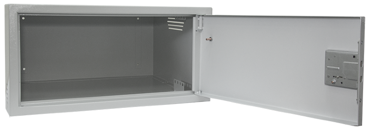 Антивандальный шкаф, тип-распашной высота 4U, глубина 400 мм