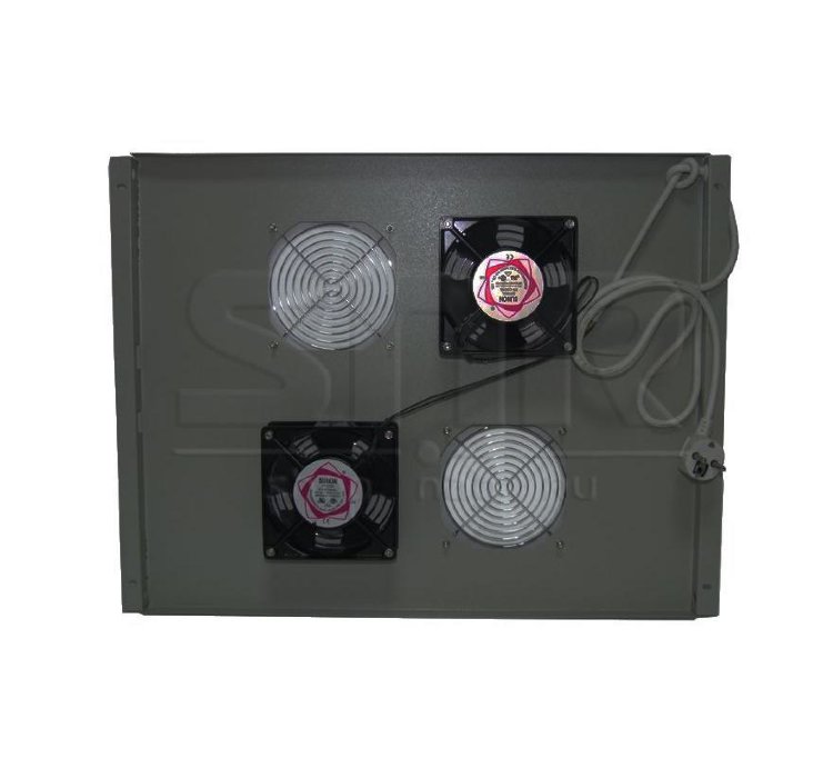 Блок вентиляторов для шкафов TFC глубиной 800мм, 2 вентилятора, черный